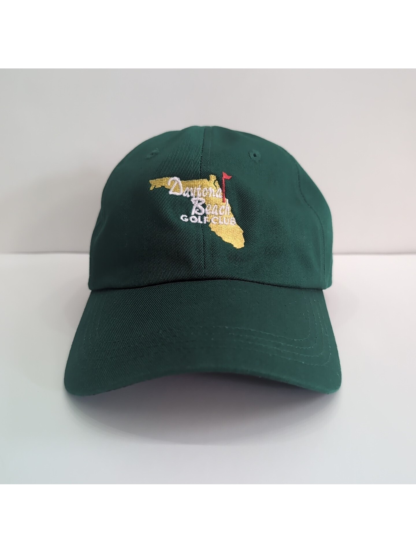 Vintage Daytona Beach Golf Club Hat Cap Green Strap Back Quitters Golf Ahead
